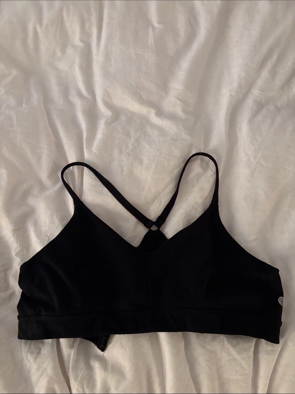 Zella Black Cross-Back Sports Bralette